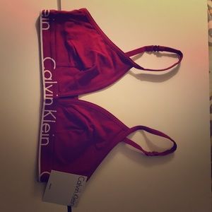 Calvin Klein Bralette; Size Large
